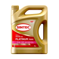 SINTEC Platinum 7000 5W30 SL A5/B5, 4л 600158